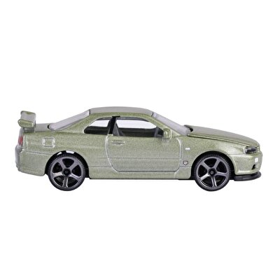 Majorette Japan Serisi Premi̇um Arabalar Nissan Skyline Gt-R (R34) Su Yeşi̇li̇