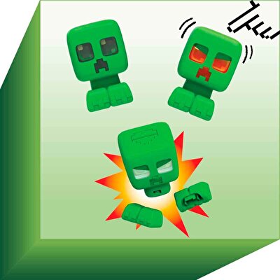 Minecraft Sesli ve Işıklı Evcil Creeper Figürü JGX49