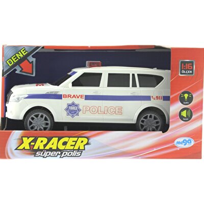 Sürtmeli Sesli ve Işıklı Suv Polis Arabası JM001