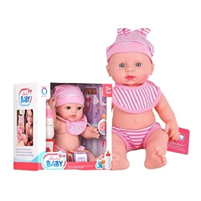 Biberonlu Bebeğim Pembe