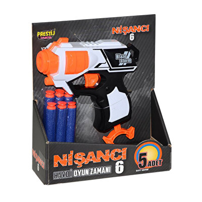 Nişancı 6 Dart Fırlatıcı Tekli Tabanca