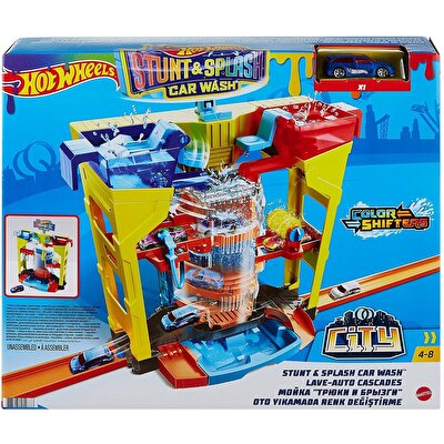 Hot Wheels Oto Yıkamada Renk Değiştirme Oyun Seti GRW37