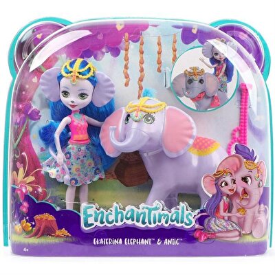 Enchantimals Bebekleri ve Hayvan Arkadaşları Ekaterina Elephant ve Antic FKY73