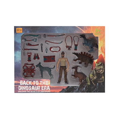 Erkek Figürlü Dinozor Set