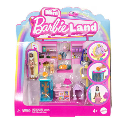 Barbie Mini BarbieLand Bebek ve Oyun Seti JCR30