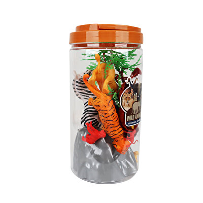 Vahşi Hayvanları Tüpte 6'lı Hayvan Oyun Seti