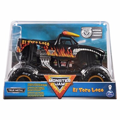 Monster Jam 1:24 El Toro Loco Alevli Siyah