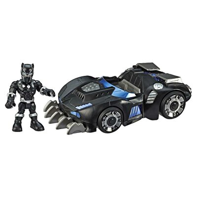 Marvel Super Hero Adventures Mega Mini Figür ve Araç Black Panther E6256