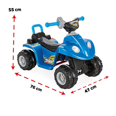 Pilsan Spark 6V Akülü Atv Metalik Mavi