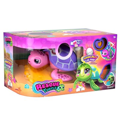 Silverlit Sesli ve Işıklı Hareketli Rescue Deniz Kaplumbağası Pembe