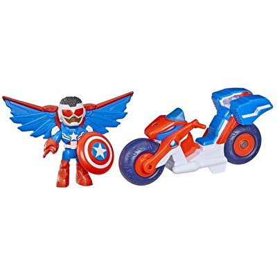 Marvel: Iron Man And His Awesome Friends Captain America Süper Motosiklet Aracı G2691