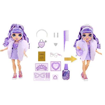 Rainbow High Kristal Serisi Bebekleri Violet Willow