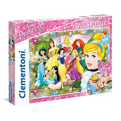 Clementoni Disney Princess Jewels Puzzle 104 Parça