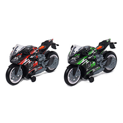 Motor Rush Işıklı ve Sesli Motor Gösterisi Yeşil