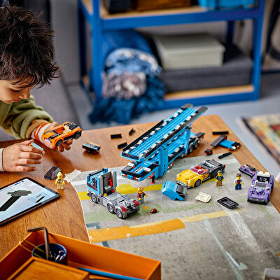 LEGO City Spor Arabalı Araç Taşıma Kamyonu 60408