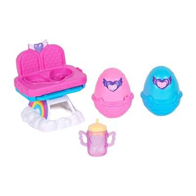 Hatchimals Alive Mama Sandalyesi Pembe Sarı Biberon