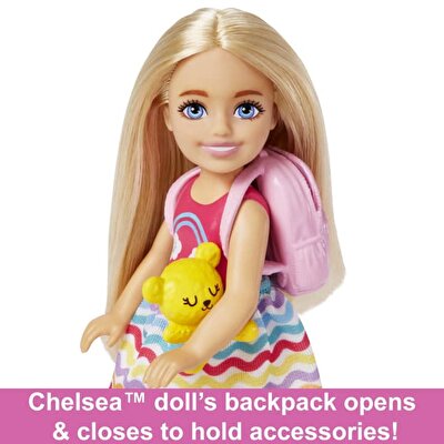 Barbie Seyahatte Chelsea Bebek ve Aksesuarları