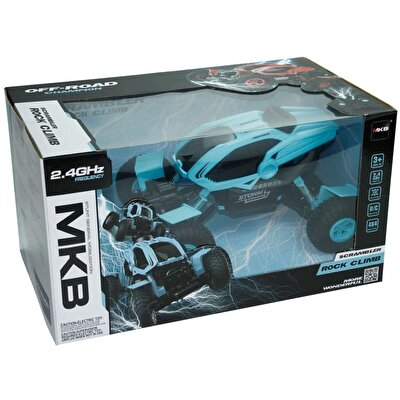 Uzaktan Kumandalı Full Fonksiyon Akrobat Off Road Araba Mavi