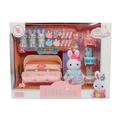 Bay Dreamy Mini Tavşan Bebek Arabası ve Bebek Bakımı