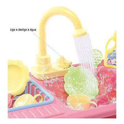 Pilli Mutfak Lavabo Oyun Seti 16 Parça