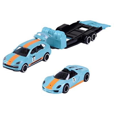 Majorette Porsche Yarış Araçları Porsche Cayenne Turbo S & 918 Spyder