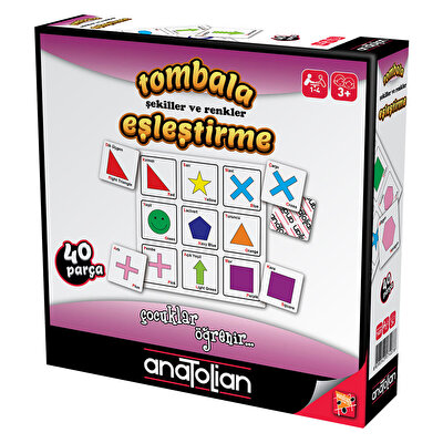 Tombala Şekiller ve Renkler Eşleştirme Oyunu