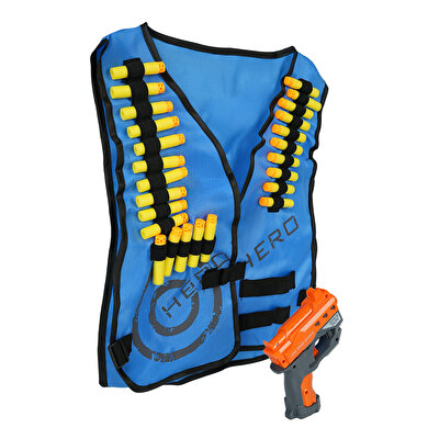 Avcı Yelek ve Tabanca Seti Mavi