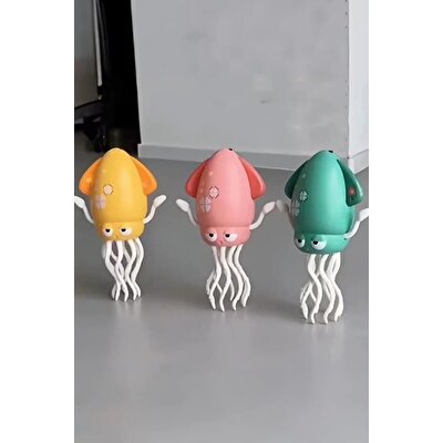 Dansçı Kali Müzikli Işıklı Hareketli Ahtapot Pembe