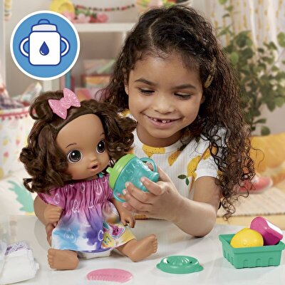 Baby Alive Bebeğimle Eğlenceli Yudumlar Esmer F7357