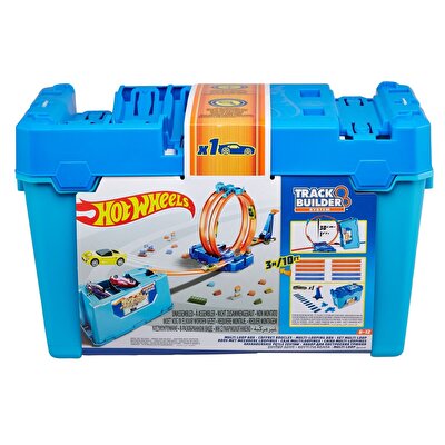Hot Wheels Track Builder Kutulu Uzman Serisi Yarış Seti Dönen Parkur Kutusu FLK90