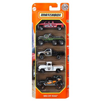 Matchbox Beşli Araba Seti Mbx Off Road HFH10