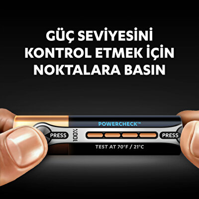 Duracell Ultra AAA 4´lü İnce Kalem Pil