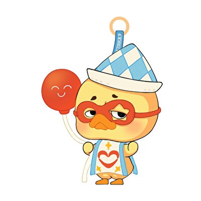 Upset Duck Crazy Circus Serisi Peluş Anahtarlık Sürpriz Paket