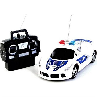 1:20 Ölçekli Uzaktan Kumandalı Full Fonksyon Piili Polis Arabası