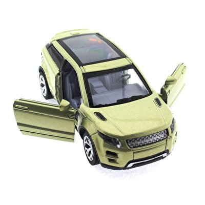 Diecast Sesli Işıklı Arabalar - Fildişi SUV