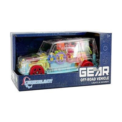 Off Road Işıklı Sesli Araba C-1A Mavi