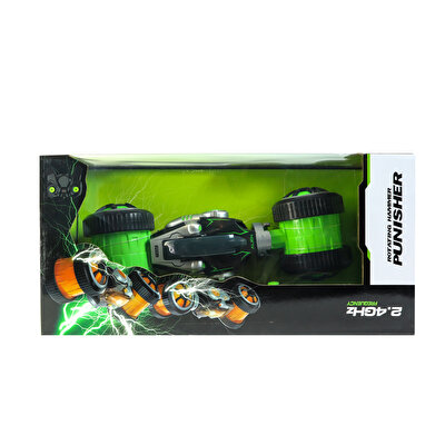 Uzaktan Kumandalı Yeşil Punisher Akrobatik Araç