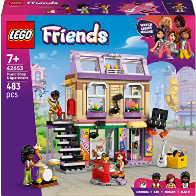 LEGO Friends Müzik Mağazası ve Daire 42653