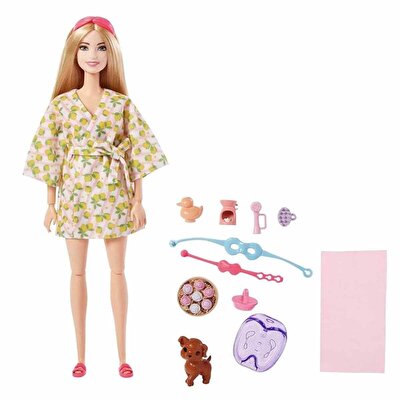 Barbie Wellness Barbie'nin Spa Günü Bebekleri HKT90