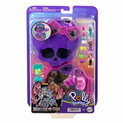 Polly Pocket Monster High Temalı Kompakt Oyun Seti HVV58