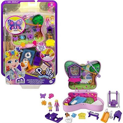 Polly Pocket ve Maceraları Oyun Setleri Backyard Butterfly GTN21