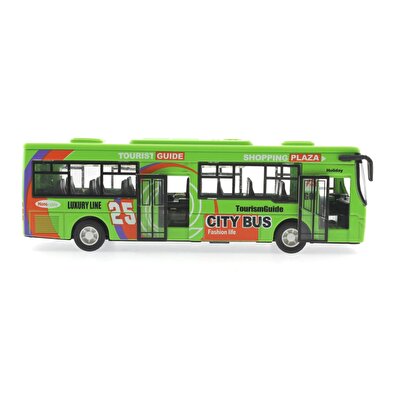 Sesli Işıklı Die Cast Otobüs Yeşil