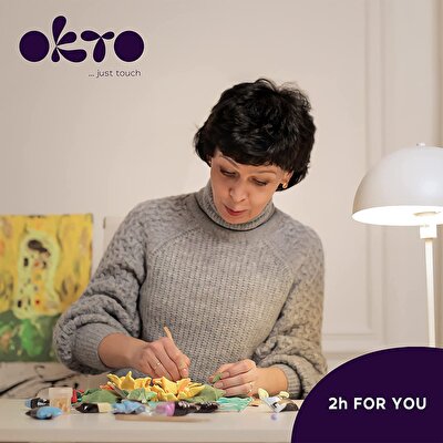 OKTO Water Lilies 3D Duyusal Sanat Seti