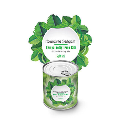 Konserve Bahçem Bamya Sultani Yetiştirme Kiti