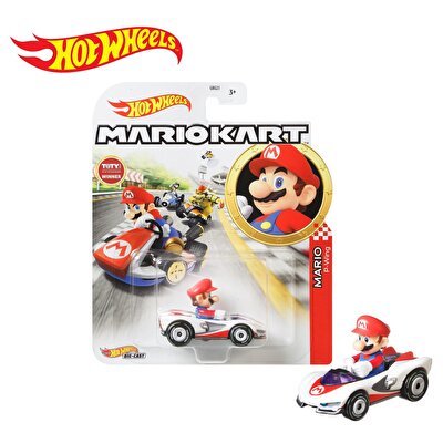 Hot Wheels Mario Kart Karakter Araçlar Mario P-Wing Kart GJH62