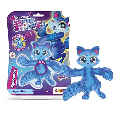 Superstars Super Blue Rycoonce Stretchy Figür