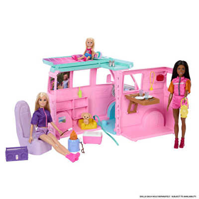 Barbie'nin Rüyalar Ülkesi Yol Macerası Karavan Oyun Seti JMK45