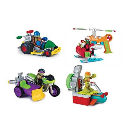 Ninja Turtles Heroes Mini Figür ve Arabası