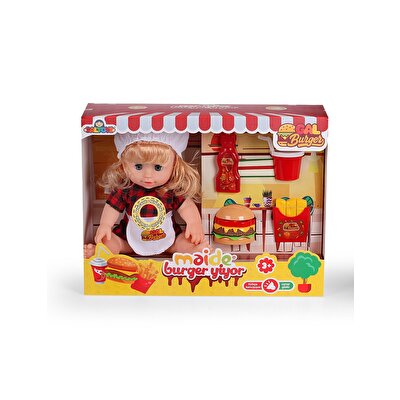 Maide Bebek Burger Yiyor Sarışın