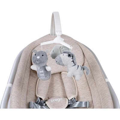 Prego Montes Elektrikli Beşik Gri